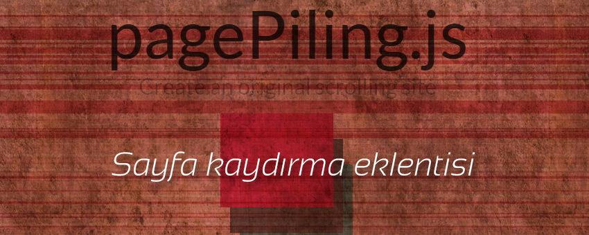 pagePilling.js sayfa kaydırma efekti
